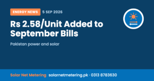 NEPRA Raises Electricity Cost by Rs 2.58 per Unit in September Bills